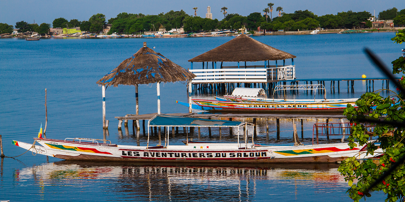 Paysage des îles du Saloum au Sénégal