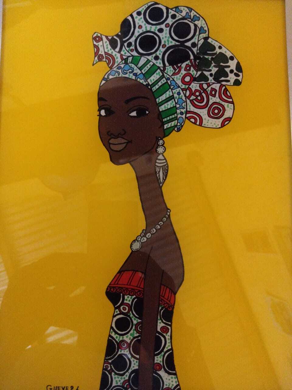 Formation de peinture sous verre
